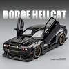 Simulation 1/32 Dodge Challenger Hellcat SRT Alloy Car Model Collection Miniature Voiture Metal Toy Vehicle Boyfriend Gift