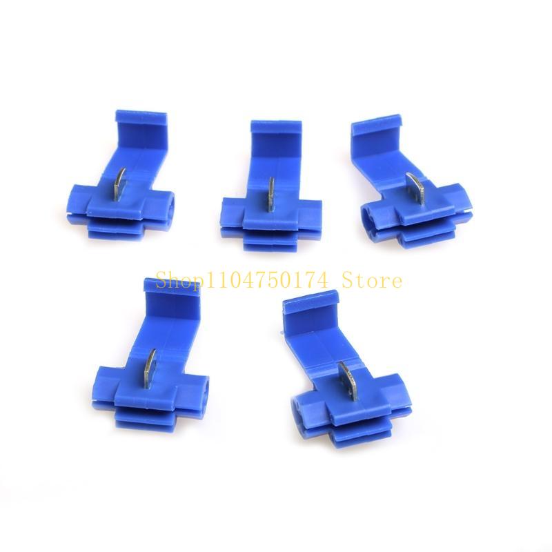 50 Pcs Lock Wire Electrical Cable Connector Quick Terminal Crimp top sale