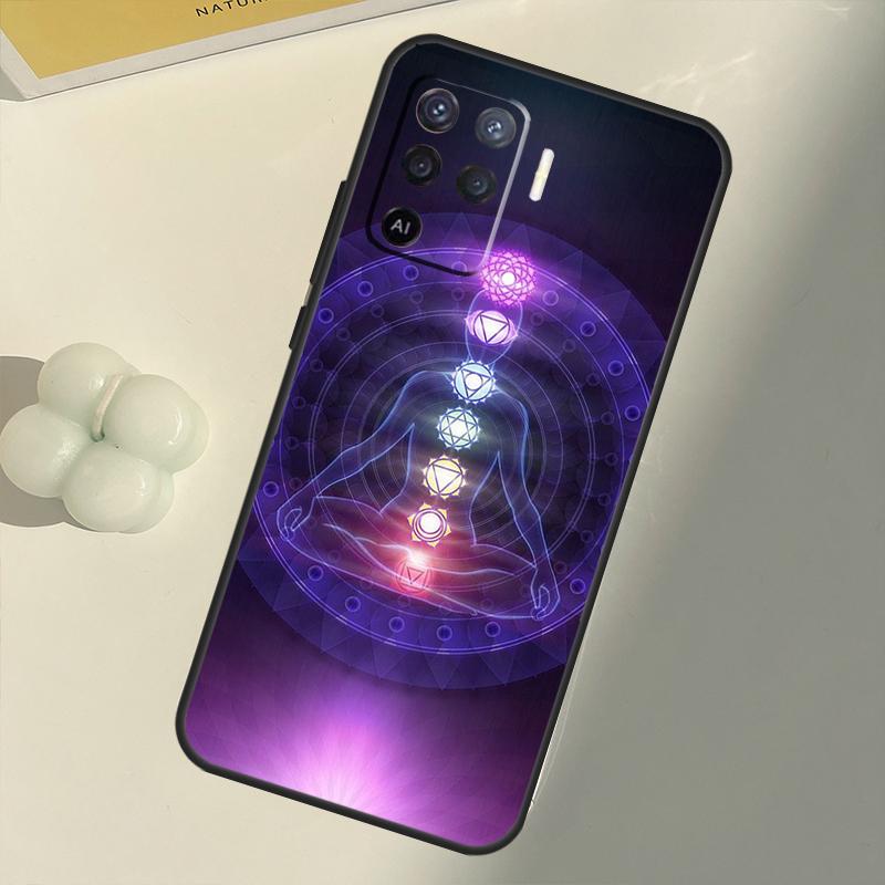 

Чехол для йоги Mandala Chakra Insist Yoga для OPPO A15 A74 A54 A94 A52 A72 A31 A53 A53S A5 A9 2020 A3S A5S A83 A91 A93, чехол Find X3 Pro