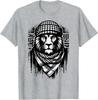 Palestinian Lion Free Palestine Free Gaza Palestine Flag Unisex T-Shirt