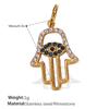 2026 DIY Pendant Necklace Fortune Amulets 18K Gold Plated Stainless Steel Charms Protection Luck Pendants for DIY Jewelry Making