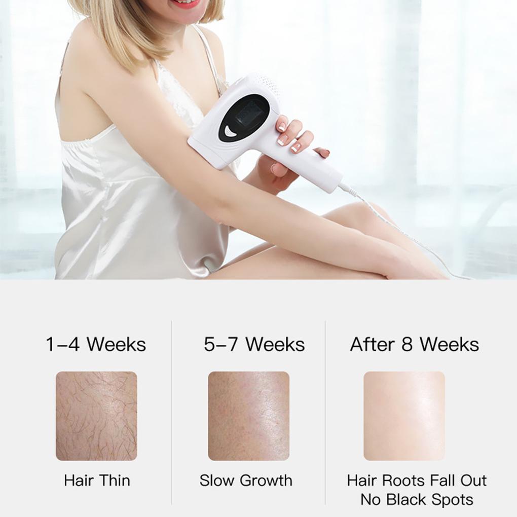 Epilator 36W Electric Adjustable Flashes Portable Travel Hair Remover Portable Travel Household Hair Removal Machine