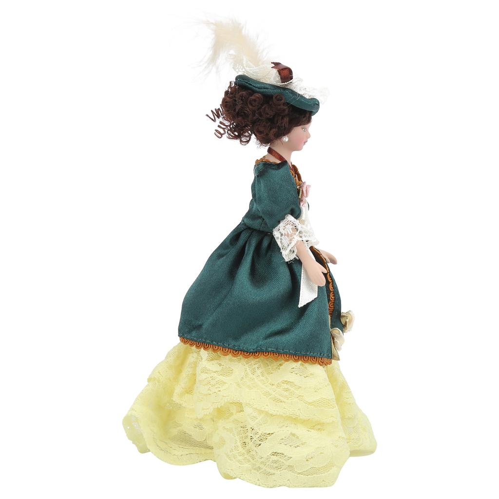 1 12 Doll House Victorian Lady Women Miniature Porcelain Dolls Doll House Decoration