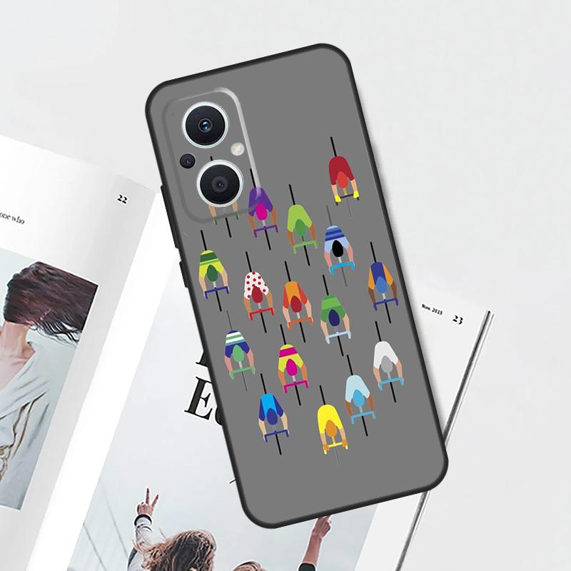 MTB Mountain Bike Cycling Bicycle Case For OPPO Reno 8T 4Z 5Z 4 5 6 7 8 Lite 10 Pro OPPO Find X6 Pro X2 X5 Lite X3 Neo Cover