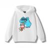 New Fun and Beautiful Clothing with Bugcat Capoo Emoji Print for Kids, Fashionable Warm Hoodie for Autumn and Winter for Boys and Girls