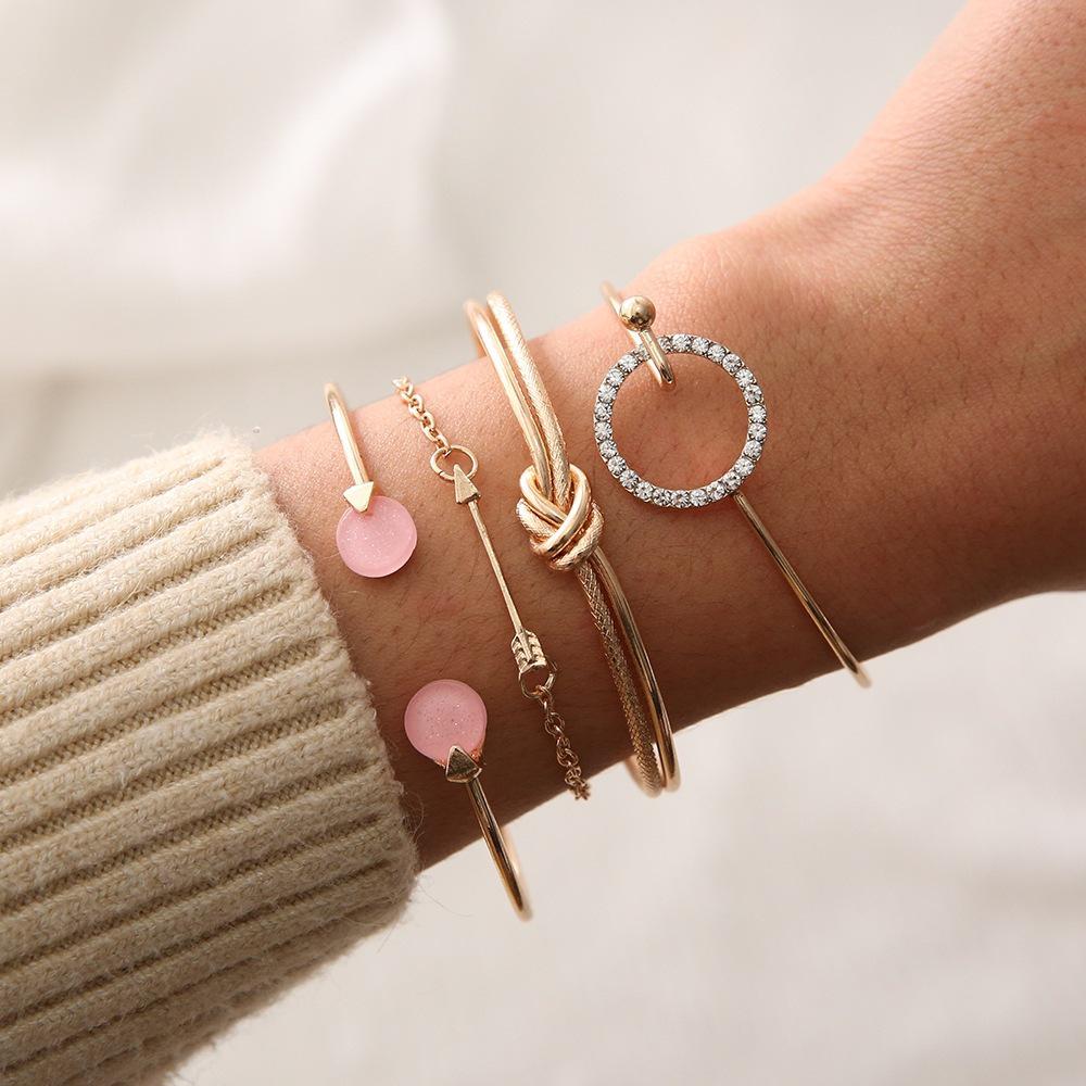 Turquoise Turtle & Seashell Geometric Heart Bracelet Set