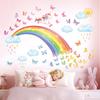 DECOWALL Rainbow and Unicorn Wall Sticker Decorative Wall Art for and Infants Suitable for Decorative Living and A Perfect Gift for Any Nordic