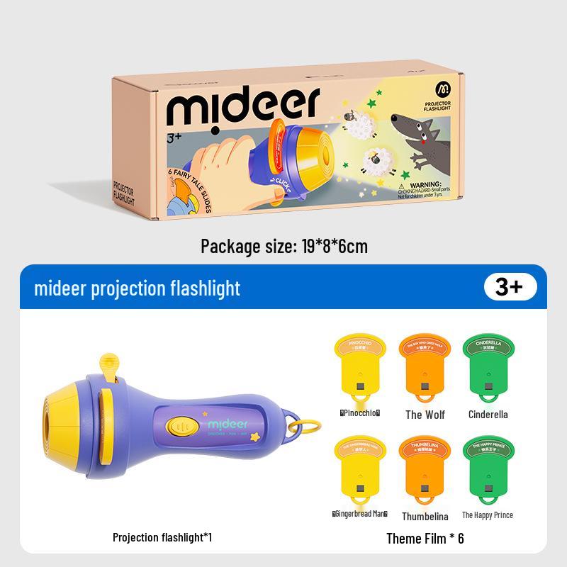 Детский проектор-светильник MiDeer - Многофункциональное средство для сна и развивающая игрушка