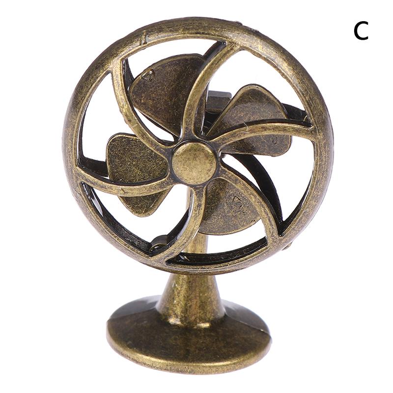 

1:12 Кукольный домик Миниатюрный вентилятор Аксессуары для кукол Мебель Игрушка Семьи Коллекционный as the picture