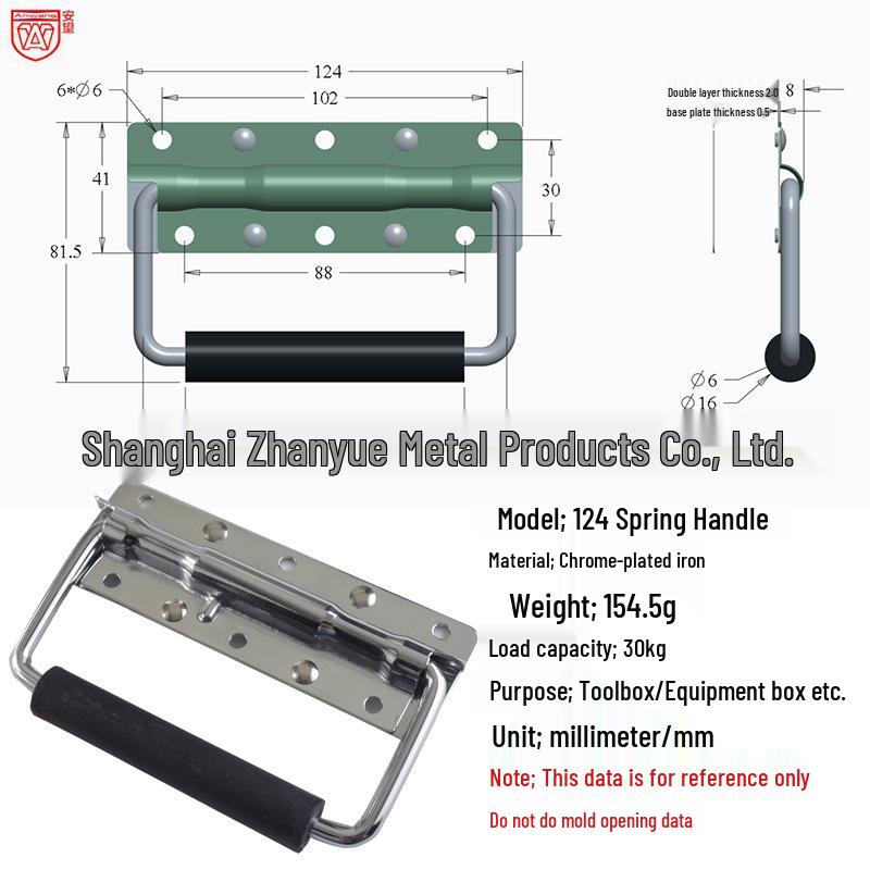 Anwang 304 Edelstahl Klappfedergriff für industrielle Holzkisten