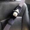 1 szt. Uroczy Kreskówkowy Panda Pokrowiec na Dźwignię Zmiany Biegów Samochodu Miękki Pluszowy Automatyczny Pokrowiec na Dźwignię Hamulca Ręcznego Zabawka Niedźwiedź Akcesoria Samochodowe Dekoracja Wnętrza