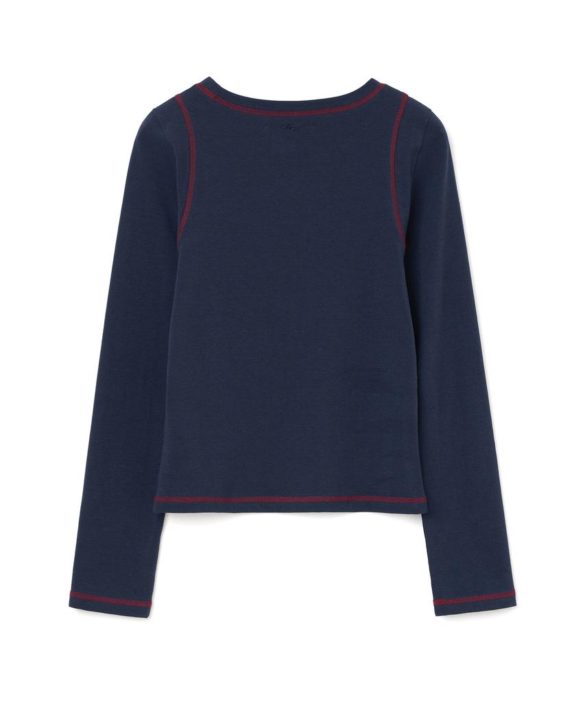 MILLO WOMEN Soft Long Sleeve T-Shirt [Navy]