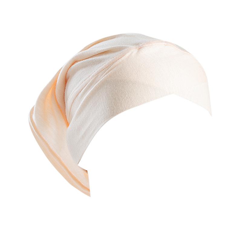 Forehead Criss Cross Muslim Turban Solid Stretch Inner Hijab Caps Ready To Wear Women Head Scarf Under Bonnet Turbante Mujer