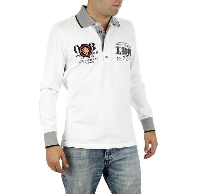 

Pepe Jeans Hector поло с длинными рукавами L