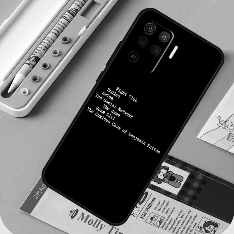 The Curious Case of Benjamin Button For Oppo A60 A80 A40 A94 A74 A54 A15 A18 A38 A58 A78 A98 A16 A76 A96 A57 A17 A77 A5 Pro Case