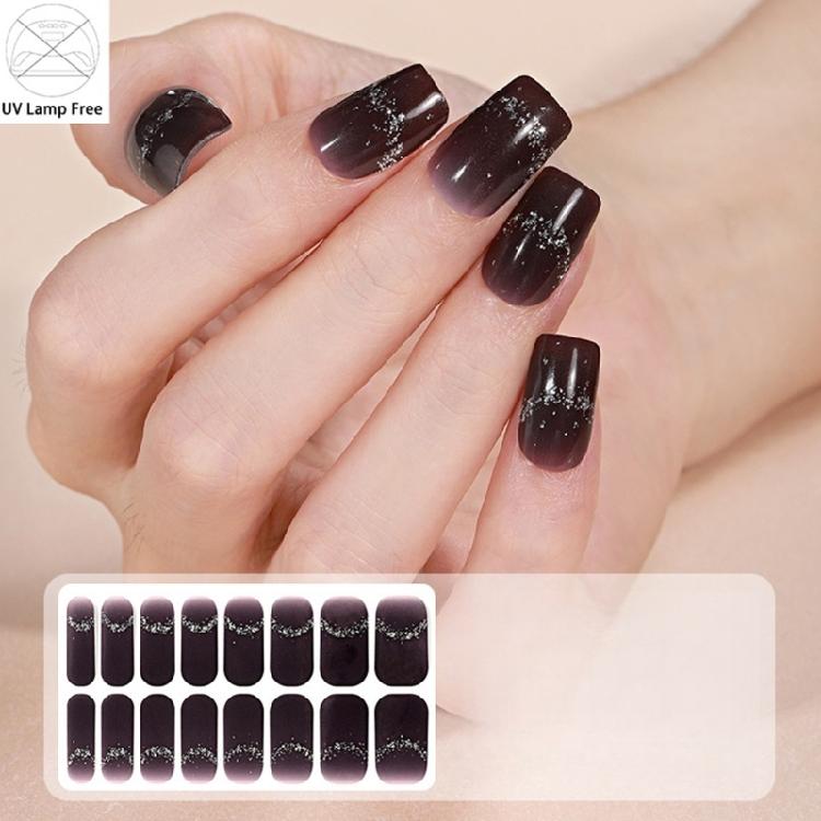 Fast Polish Decals Scratch Proof Wraps Nail Strips for Daily Wear Fashion Individual Chip Resistant, Long Lasting