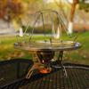Foldable Stainless Steel 4-Slice Toaster Rack for Outdoor Camping and Picnic Barbecues