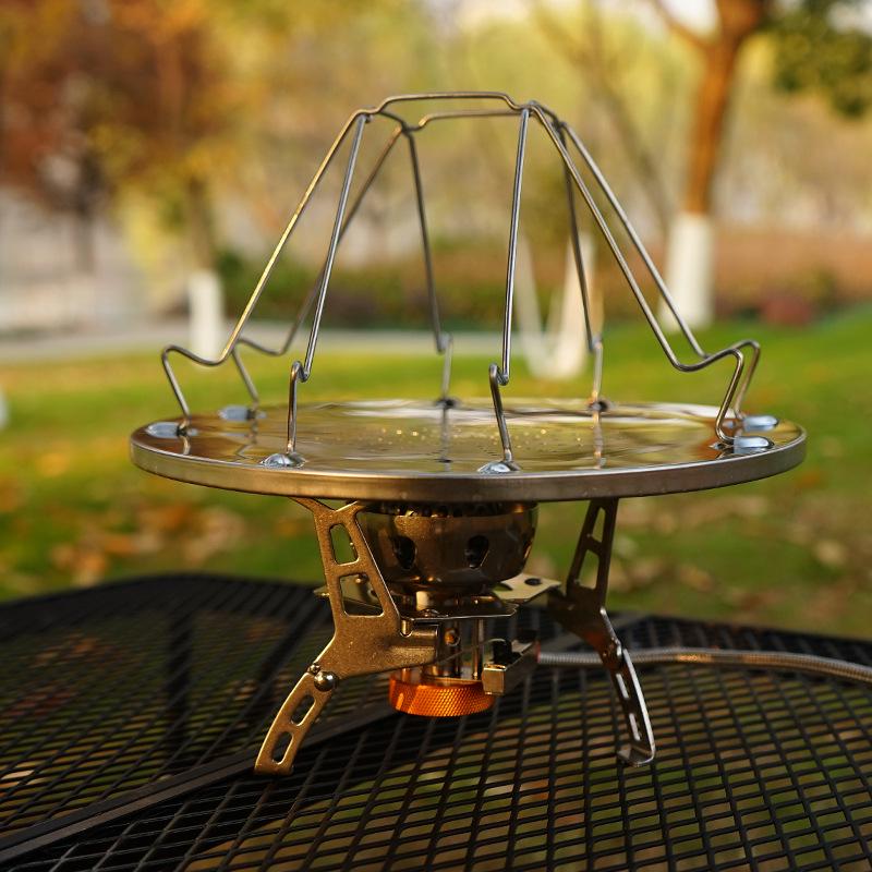 Foldable Stainless Steel 4-Slice Toaster Rack for Outdoor Camping and Picnic Barbecues