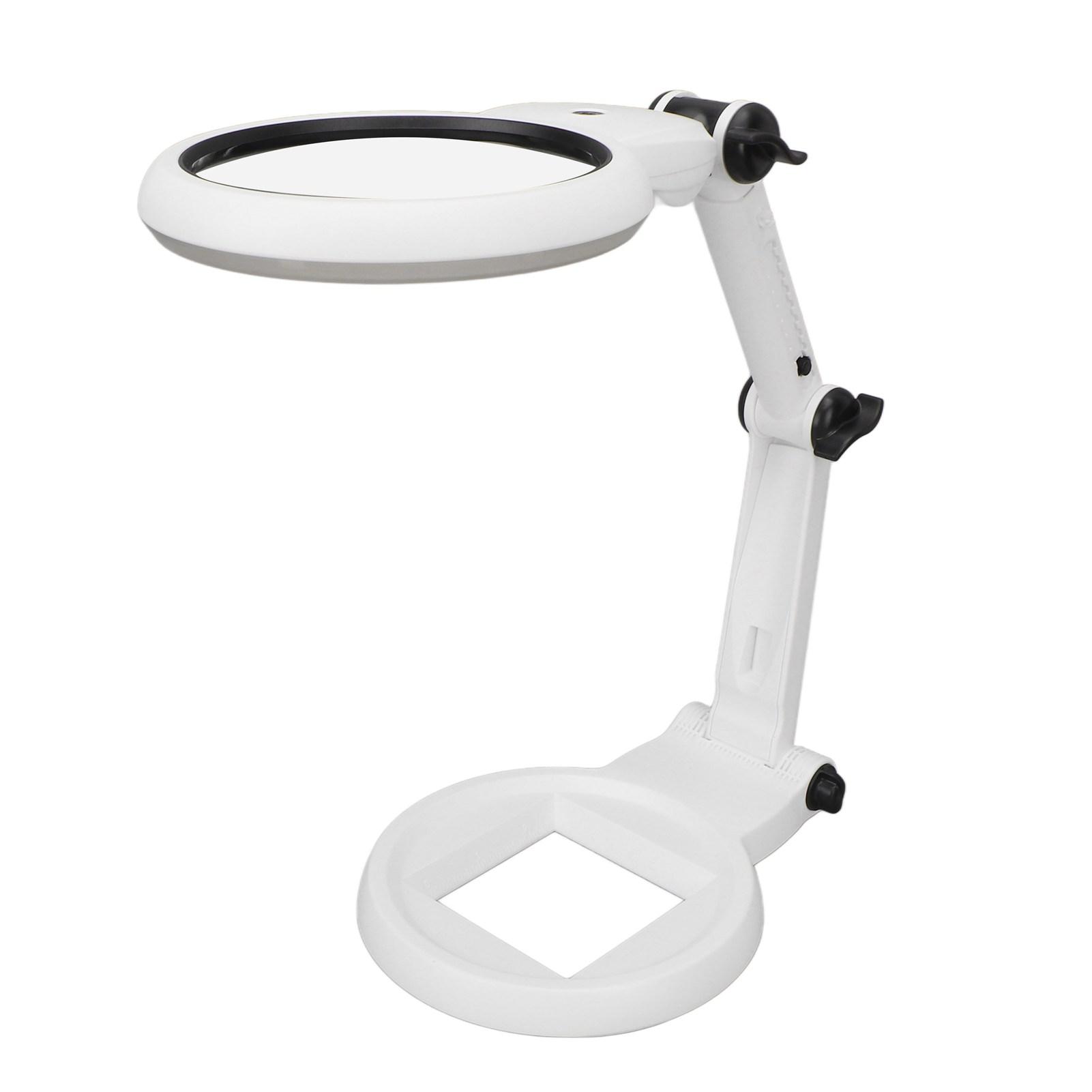 

Настільна лупа 120 мм Регульована Твердість 5H Складна Паяльна лупа з 21