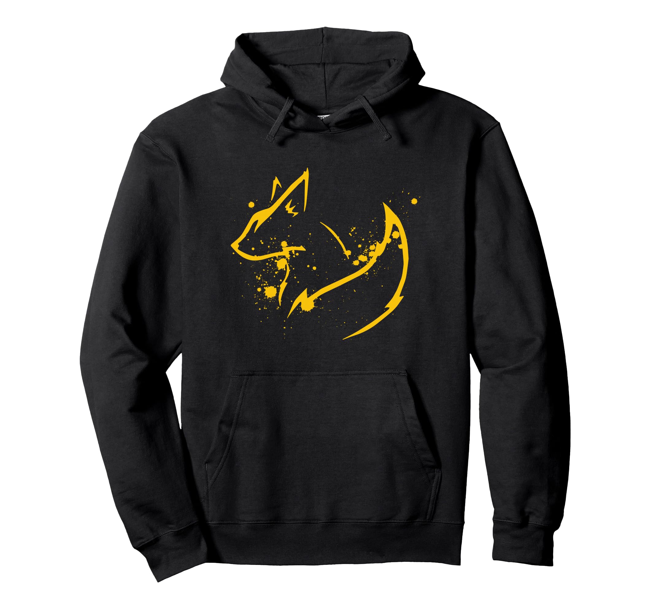 Cute Fox - Minimal Fox Spirit Animal Illustration Hoodie