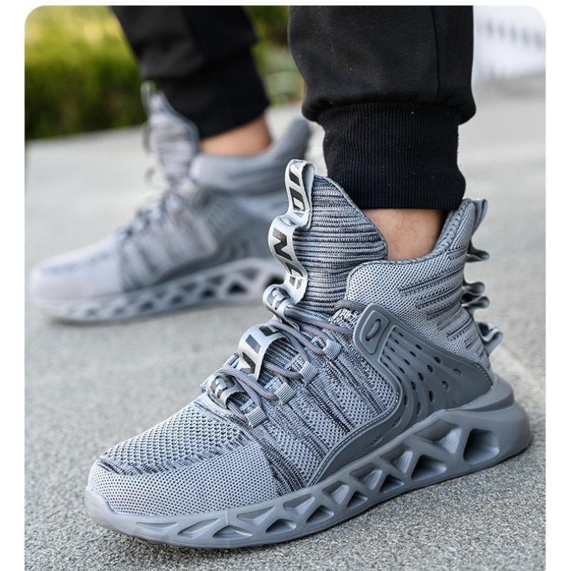 Man Boots Safety Shoes Puncture-Proof Work Shoes Men Lightweight Work Sneakers Steel Toe Shoes Safety Boots Indestructible Shoes