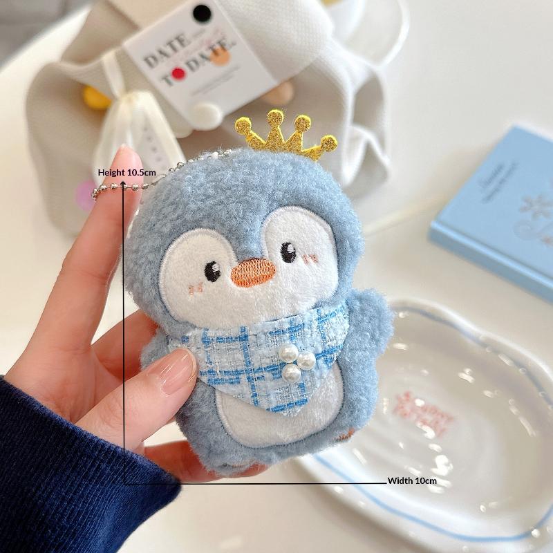 Cute Penguin Plush Pendant Keychain Cartoon Funny Plush Stuffed Doll Backpack Bag Pendant Charms Adorkable Accessories Gifts