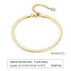 Stainless Steel Anklets Bracelet for Women, Flower Heart Seashell Charms Layered Anklets, Waterproof Gold Plated Anklet