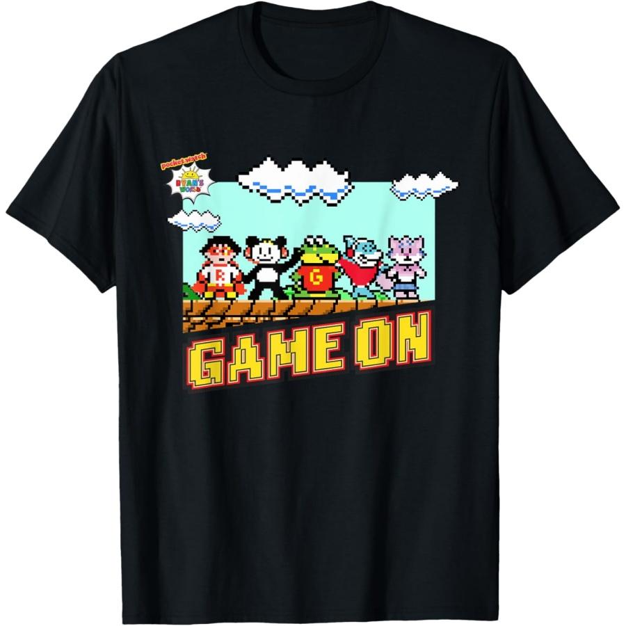 

Ryan s World Game On 8-Bit Adventure T-Shirt XXXXXL чорний