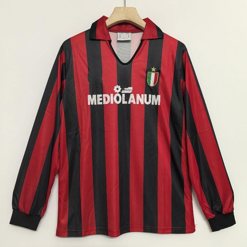 Camiseta retro de manga larga Camiseta de fútbol Real Madrid Manchester United Inglaterra Arsenal Portugal Inter de Milán AC camiseta réplica