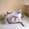 Cartoon Cotton Bedding Set 100S Count Satin Weave Kids Girls Bed Sheets Duvet Cover