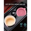 1pcs Car Cup Holder Coasters, Shiny Cup Holder Insert Coasters, Universal Anti-Slip Car Cup Holder Decorative Silicone Coasters, Car Interior Pad