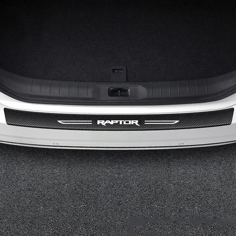For Ford RAPTOR Logo Car Door Threshold Sill Protector Anti Scratch Waterproof Protective Film Decals Auto Interior Accessories