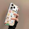 Cute second change is suitable for 17promax mobile phone case 16pro new 15 leather 14 large windows 13 girl 12x