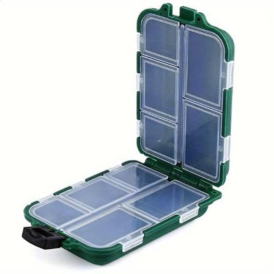 2 τμχ Πλαστικό κουτί/κιβώτιο ταχυτήτων ψαρέματος /10 Μικρά αξεσουάρ Κουτί/κουτί γάντζος Κουτί εργαλείων Κουτί αποθήκευσης Debris Luya Αξεσουάρ