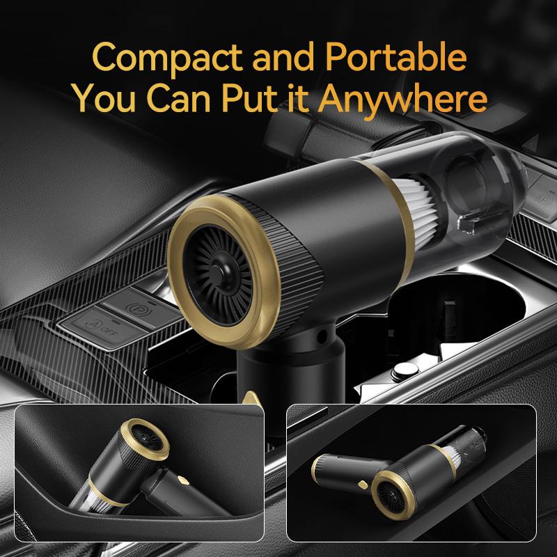 Car Vacuum Cleaner Wireless Multi-Functional Handheld Portable Car Vacuum Cleaner Rechargeable High Power Cleaner Duster