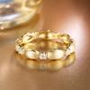 Medieval Classic Brushed Ring Women's New Italian Craftsmanship Retro Niche Design High-end Rice Ring