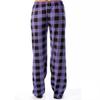 Women's Plaid Pajama Pants - Comfortable Elastic Waist Sleep Bottoms with Drawstring