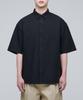 MUSINSA STANDARD Oversized Oxford Short Sleeve Shirt [Black]
