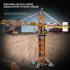 Non-Toxic 1176Pcs Remote Control Tower Crane Moc Model Building Blocks Tower Crane Electric Technology Bricks Children'S Diy Assembly Toys
