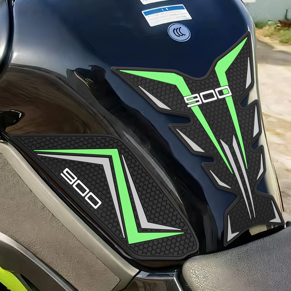 For Kawasaki Z900 2025 Z900SE 2024 Z900 SE 2017-2025 Motorcycle Tank Pad Protector Sticker Decal Gas Knee Tank Traction Pad Side