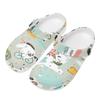 Cartoon Printed EVA Clogs Sandals Unisex Flexible Breathable Slip On Casual Slippers Soft Sole Summer Shoes Daily Comfort Wear