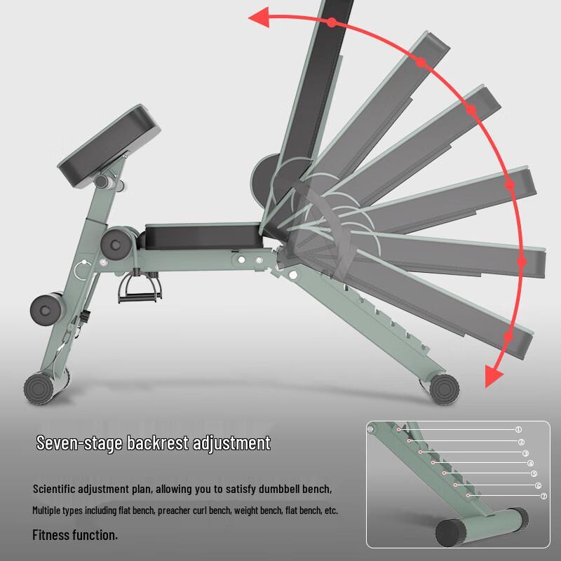 YIDONG Multifunctional Folding Adjustable Weight Bench