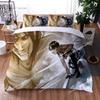 3D Druck Anime Attack on Titan Jungen Bettbezug Kissenbezug Flügel der Freiheit Kinder Bettwäsche Set Einzelbett Doppelbettgröße