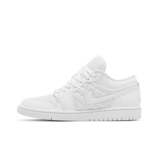 Air Jordan Wmns Air Jordan 1 Low Triple White Trapuntata DB6480-100