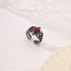 Gothic Cross Crown Love Ring Women's Niche Light Luxury French Medieval Ring Opening Adjustable Ring