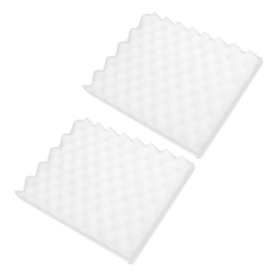 2pcs Waved Texture Fondant Shaping Mat Foam Tray Egg Crate Foam Sugar Flower Pad White Drying Flowers Cake Decorating Tool