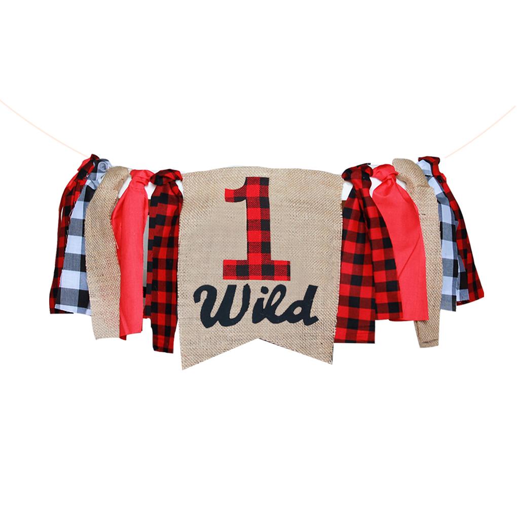 

Баннер «С днем рождения» Украшения для первого дня рождения Праздничные атрибуты Универсальный плед Кемпинговые растяжки Фотореквизит Празднование