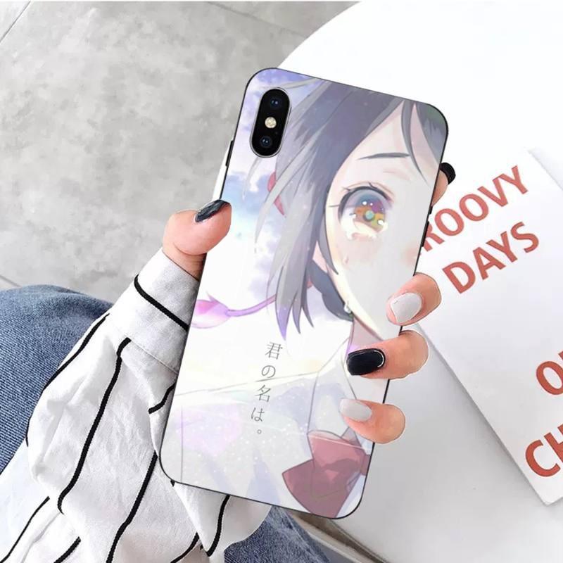 Dein Name Japan Handyhülle Für IPhone 14 13 12 11 XS X 8 7 6 Plus Mini Pro Max SE 2022 Weiche Schwarze Handyhülle