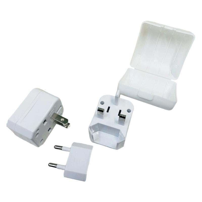 

Globals Power Adapters Set for Travels 3PC Size Works in US Europe UK Australia Outlets білий