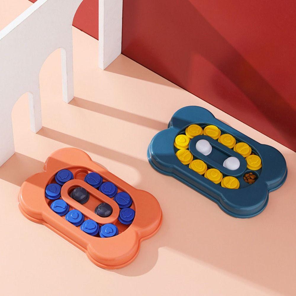 Anti Choke Dog Puzzle Toys Slow Feeder PP Slowly Eating NonSlip Bowl  Pet Supplies